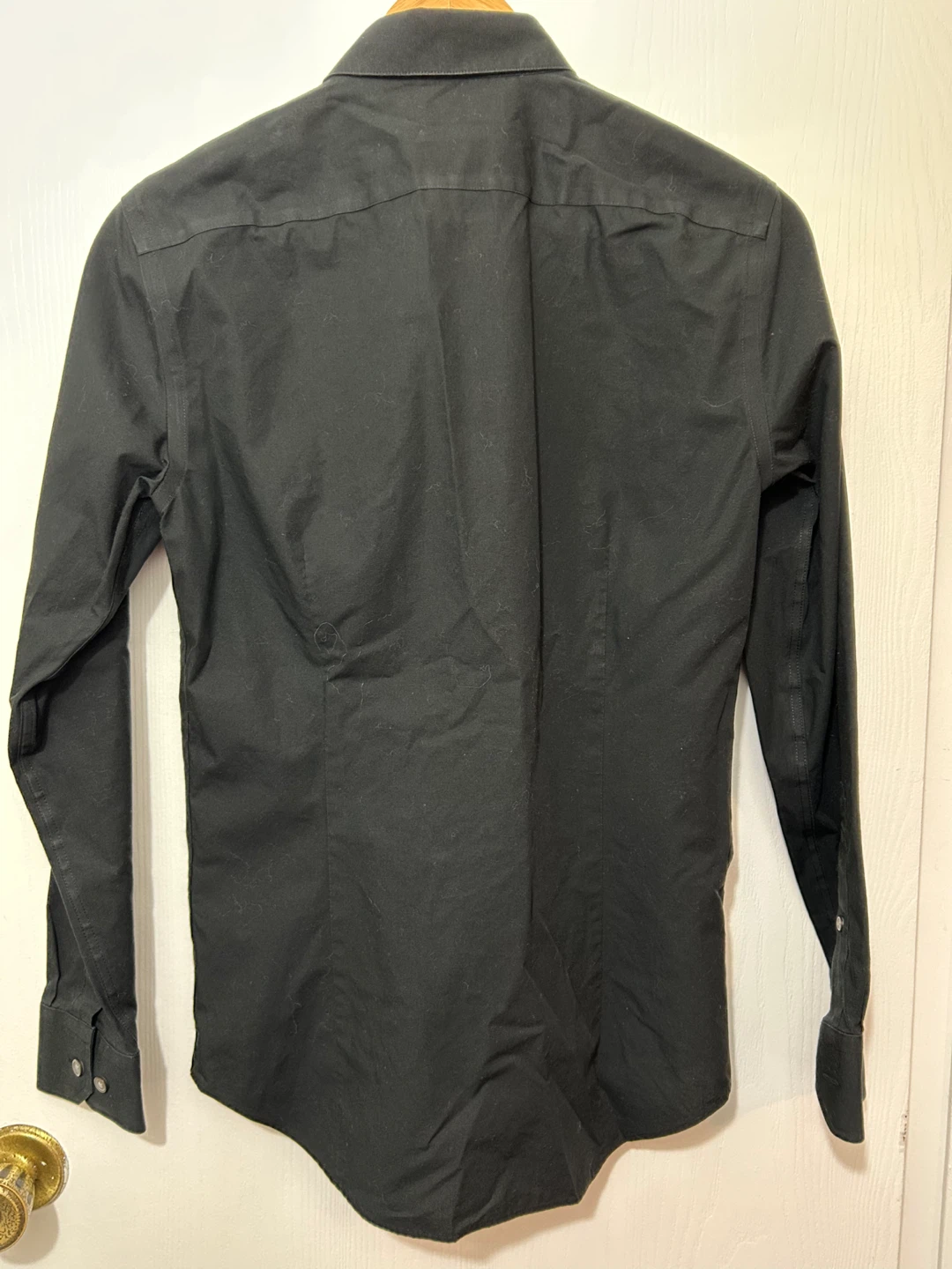 Banana Republic Slim Fit Non-Iron Black Shirt XS - photo 3