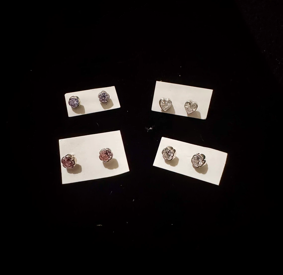 Silver Peruvian  Earrings