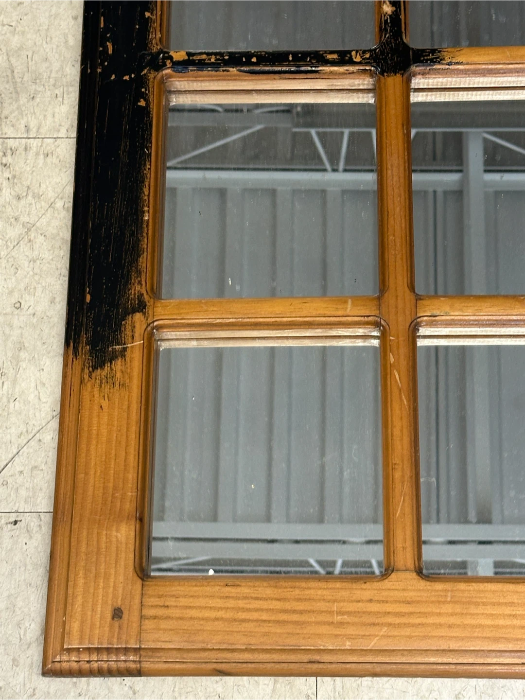 Wood Framed Mirror - photo 2
