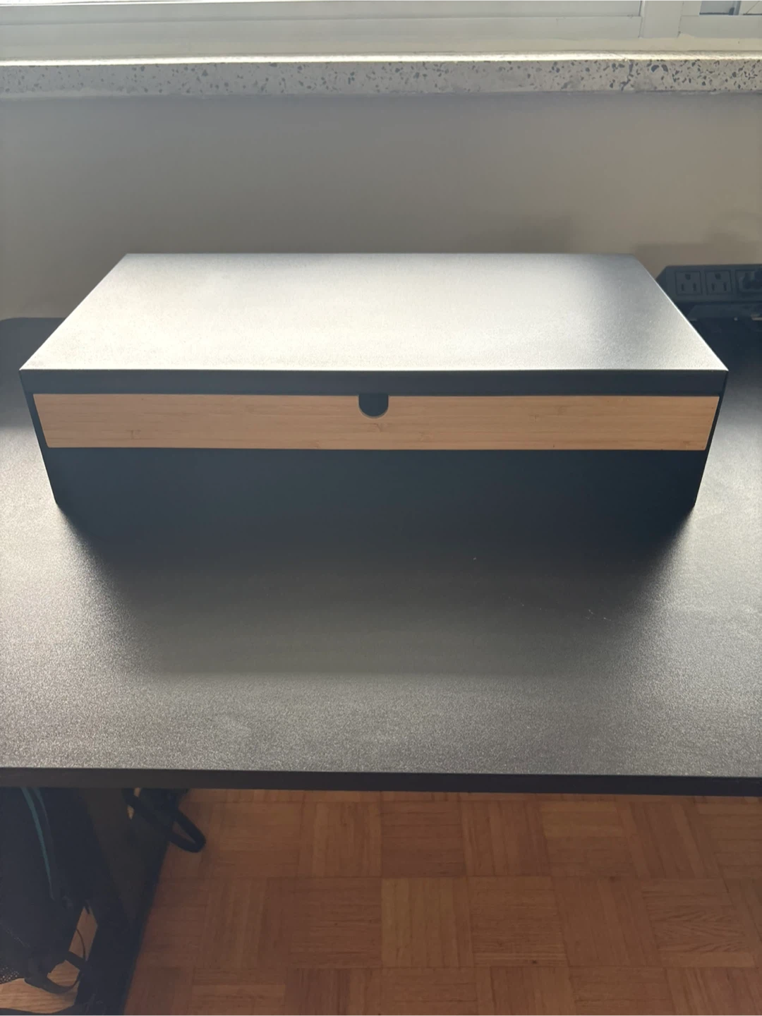 Elloven Ikea Montior Stand with Drawer - photo 2