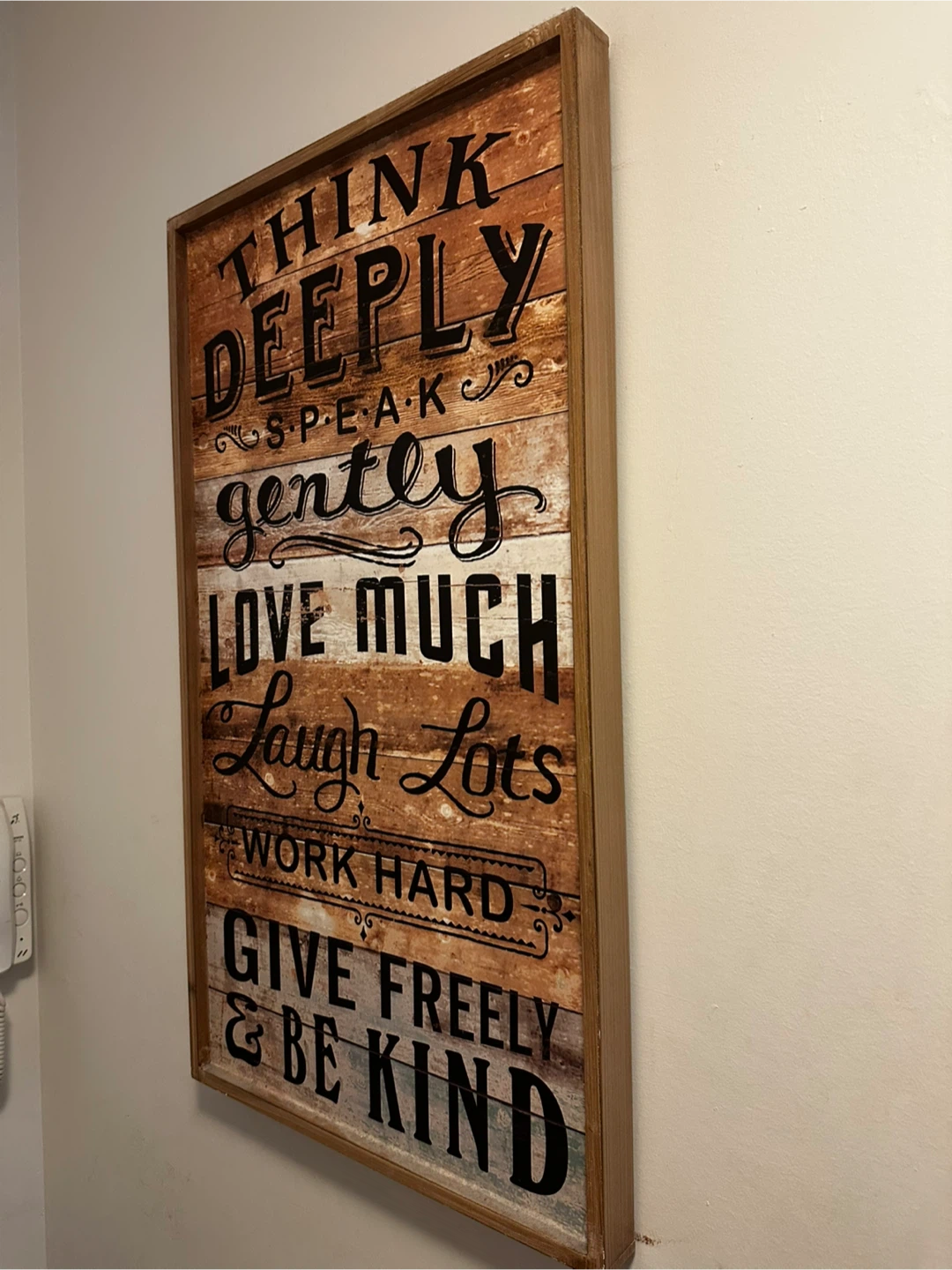 Wall Art Sign with Inspirational Quotes - photo 2