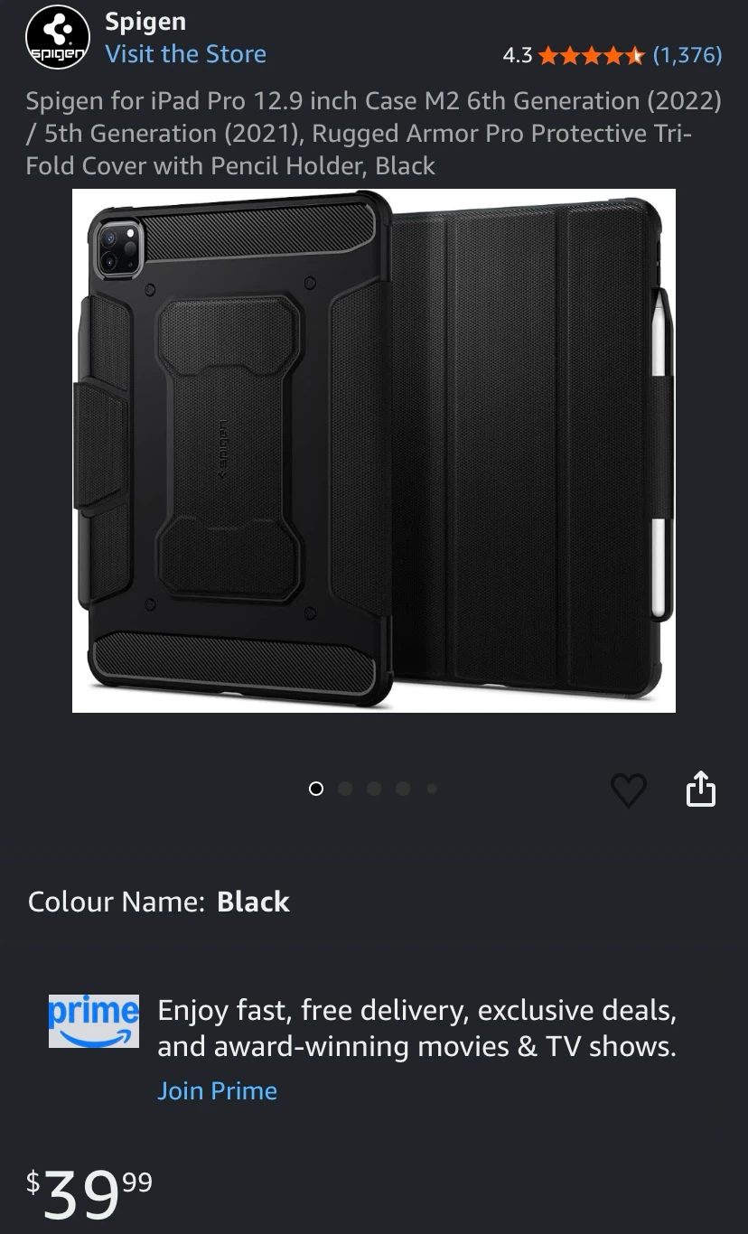 Spigen Tough Armor Pro Case for iPad Pro 12.9" - photo 4