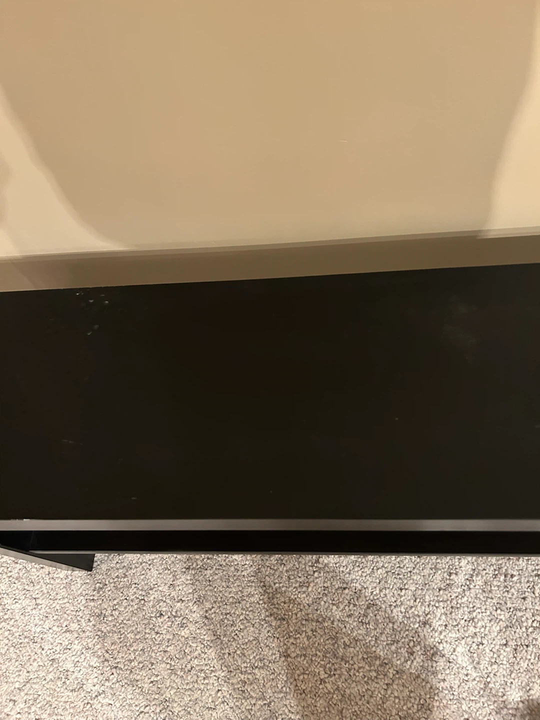 Black Console Table with Shelf - photo 2