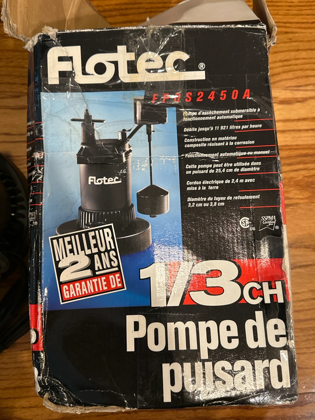 Flotec FPOS2450A 1/3 HP Submersible Sump Pump - photo 2