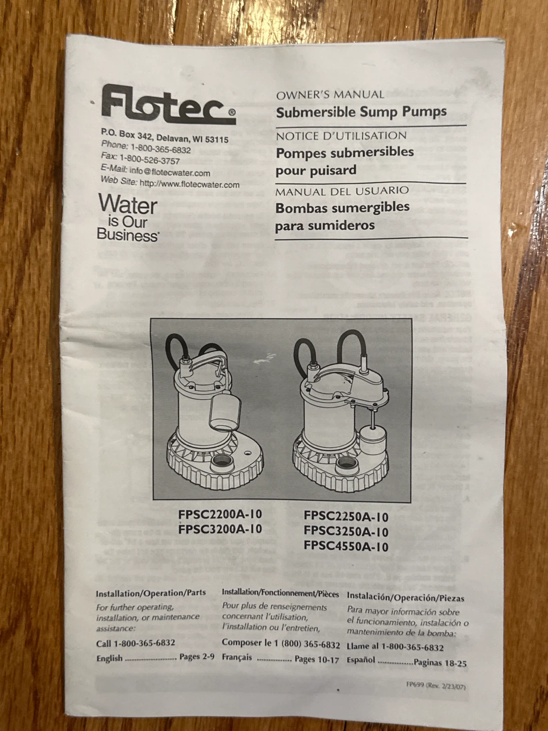 Flotec FPOS2450A 1/3 HP Submersible Sump Pump - photo 3