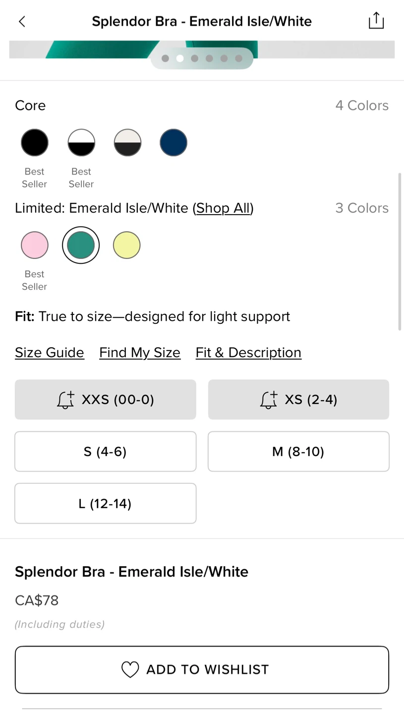 Alo Yoga Splendor Bra in Emerald Isle - photo 4