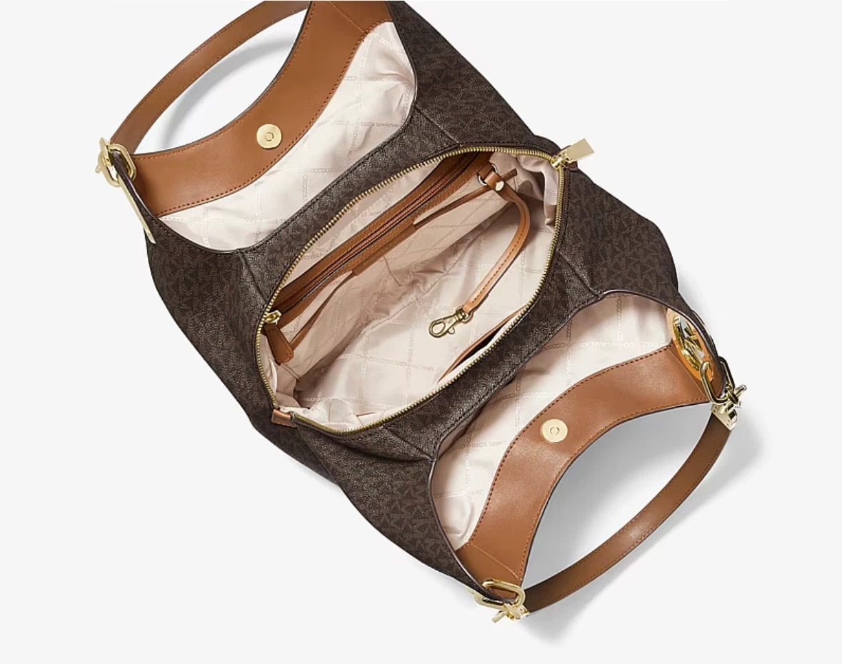 Michael Kors Signature Logo Brown Shoulder Bag - photo 2