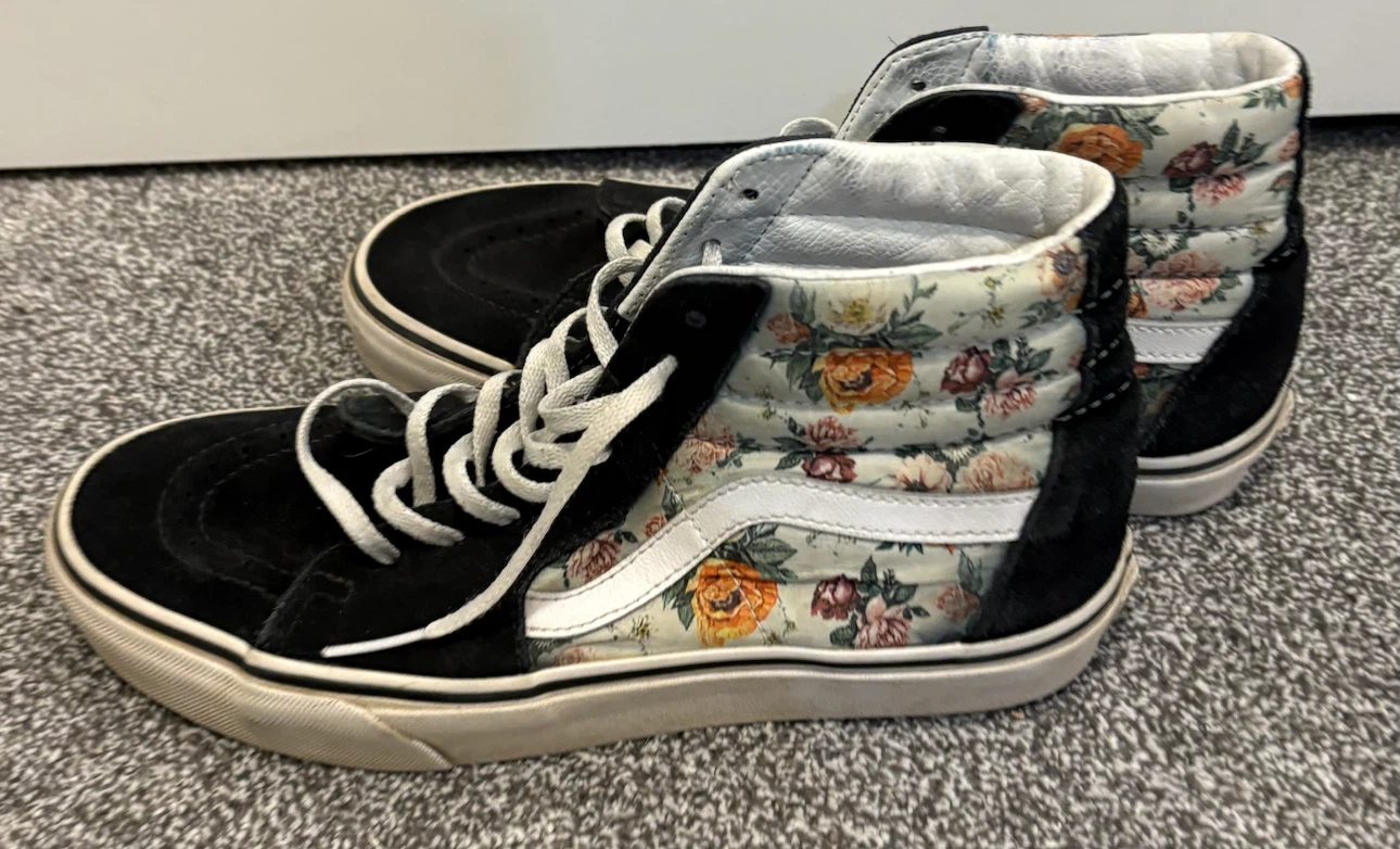 Floral Vans 9.5