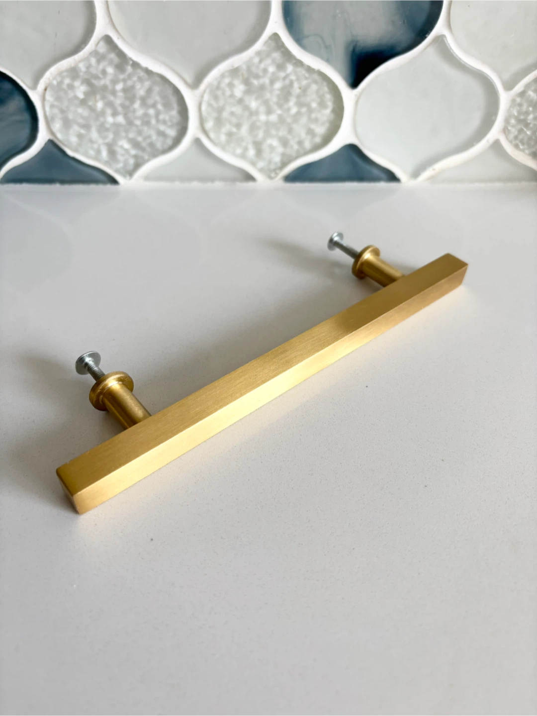 30 Royal Gold Modern Rectangular Cabinet Bar Pulls - photo 2