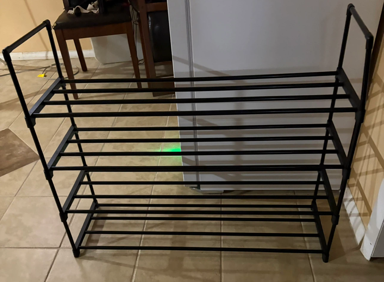 Black Metal Shoe Rack - photo 4