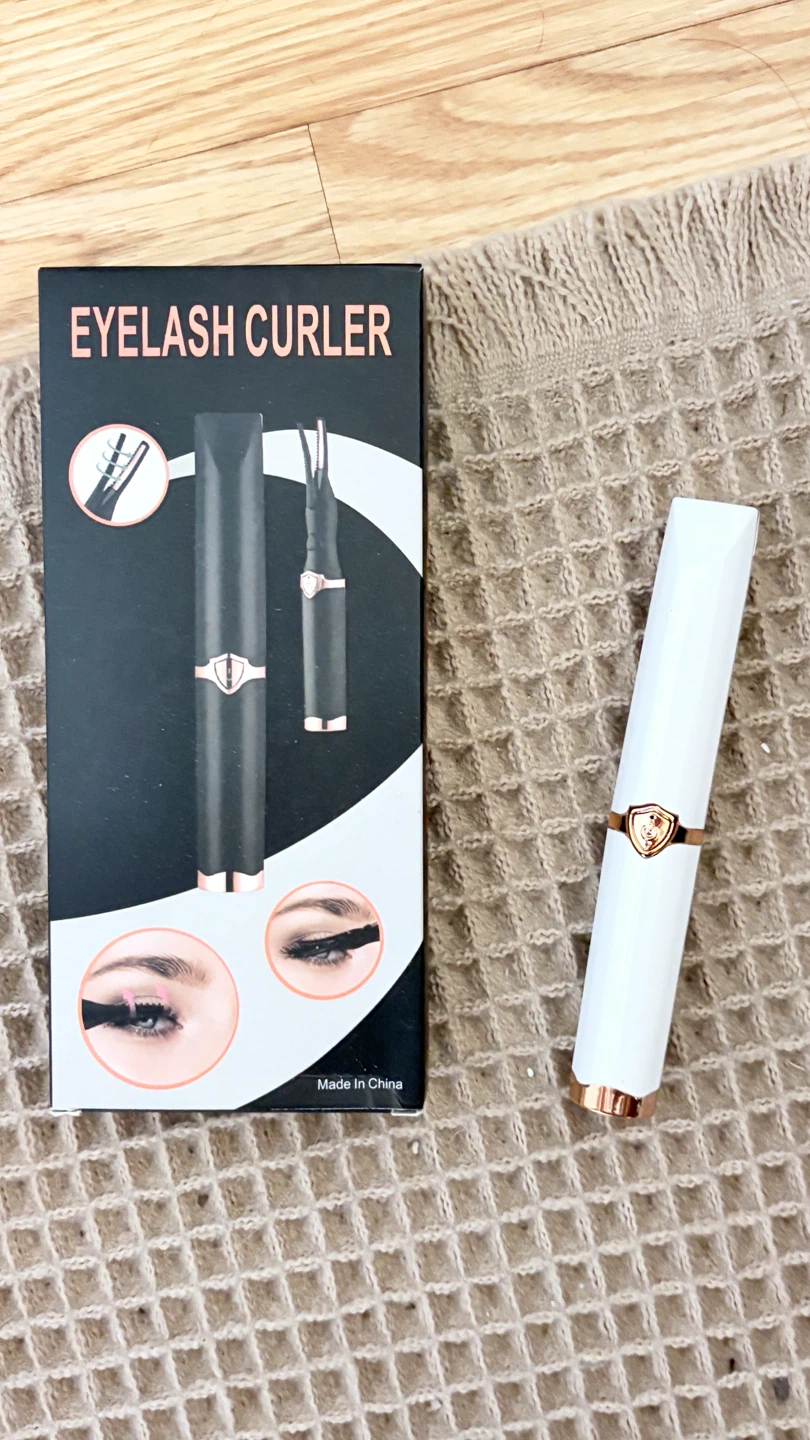 Heated Eyelash Curler, White