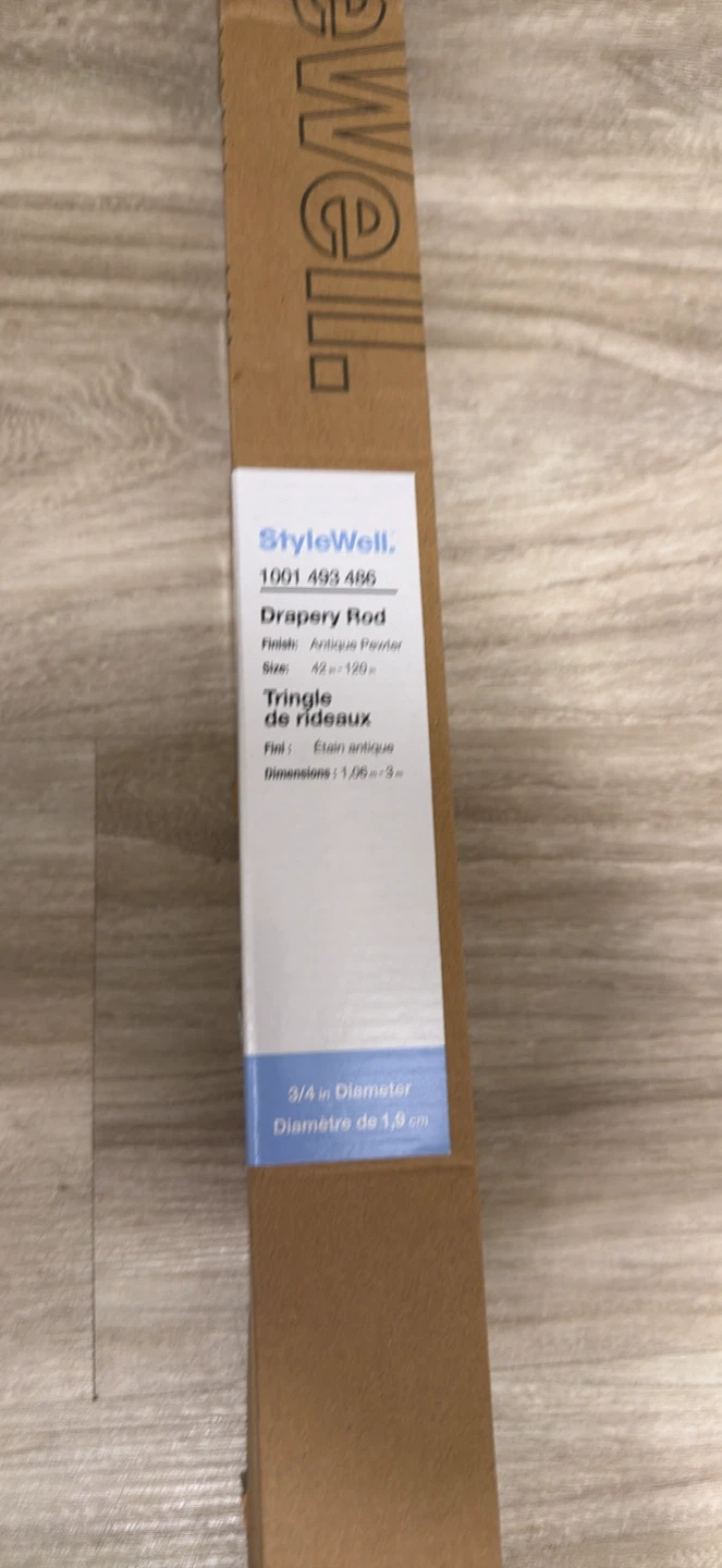 StyleWell Adjustable Drapery Rod