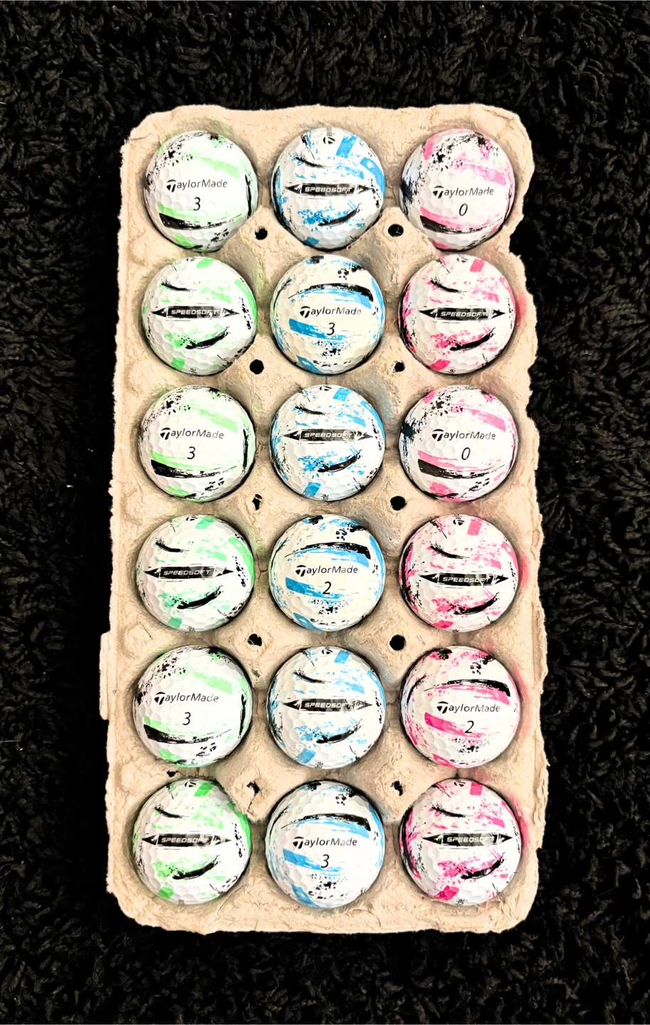 18 Taylormade Speedsoft Ink Golf Balls - photo 2