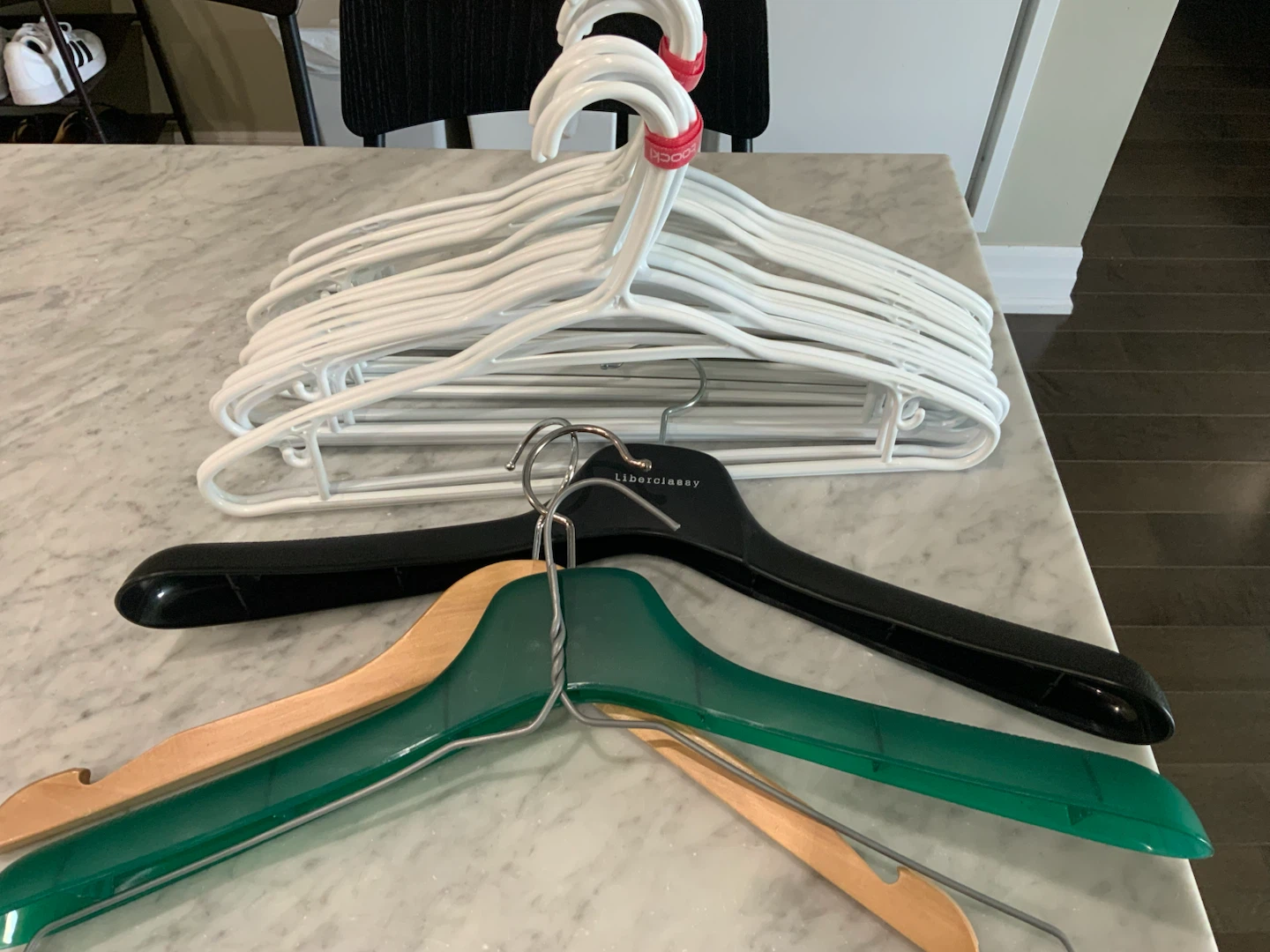 Assorted Clothes Hangers - 21 counts