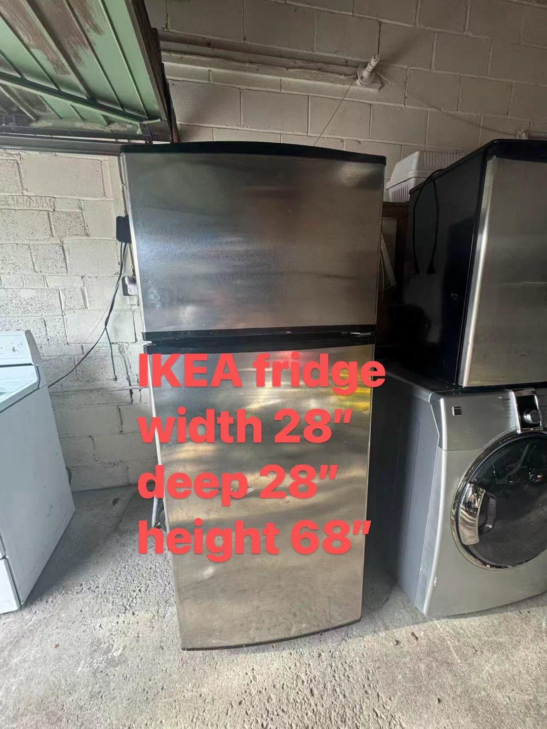 Good condition IKEA 28’ Fridge $200