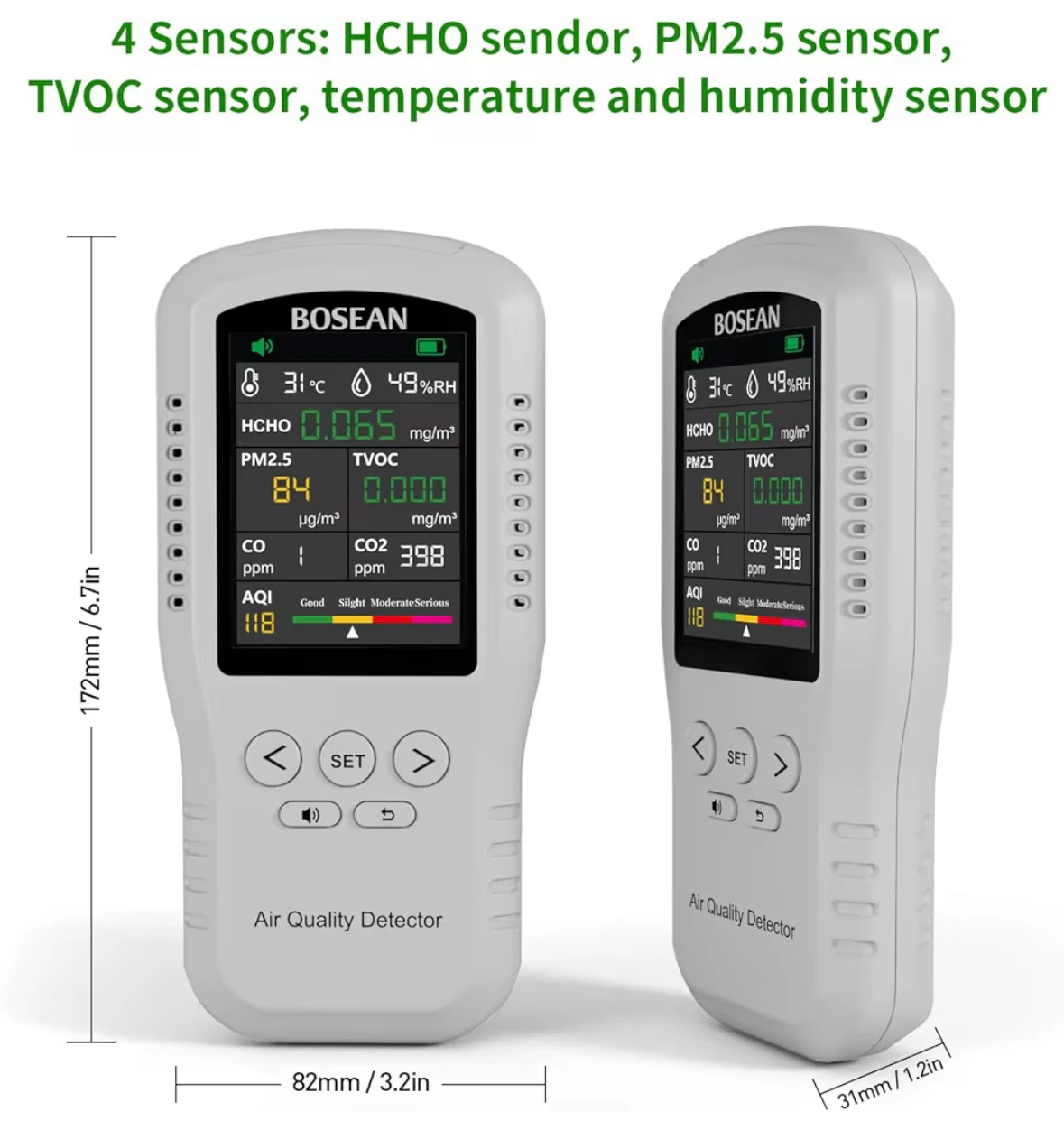 Bosean Air Quality Detector - photo 2