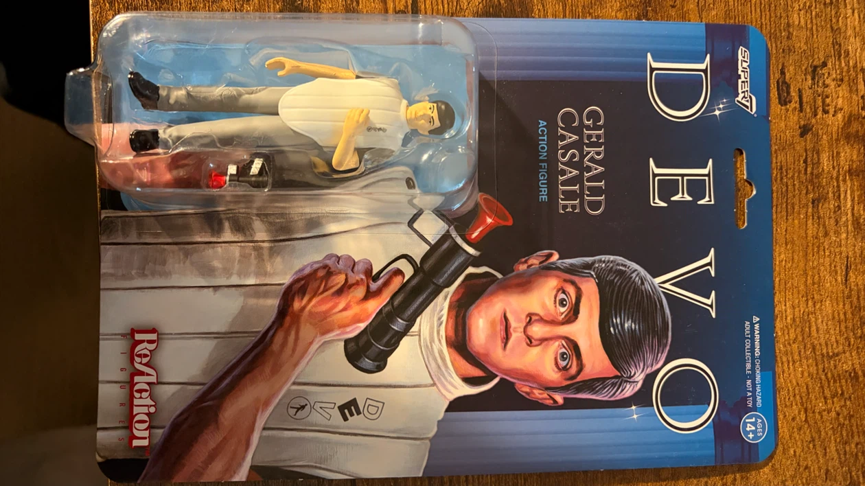 Super7 ReAction Devo Gerald Casale Action Figure