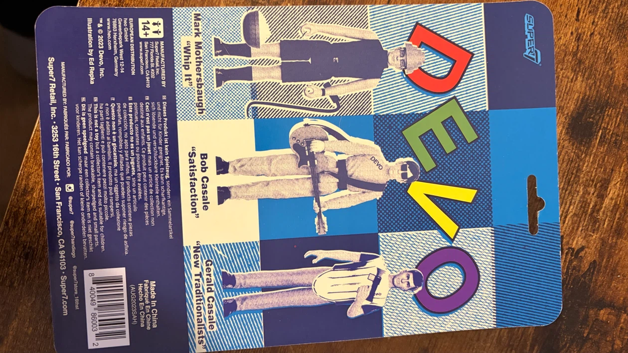 Super7 ReAction Devo Gerald Casale Action Figure - photo 2