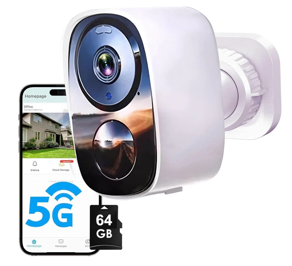 2K Wireless Security Camera with 64GB SD Card - photo 2