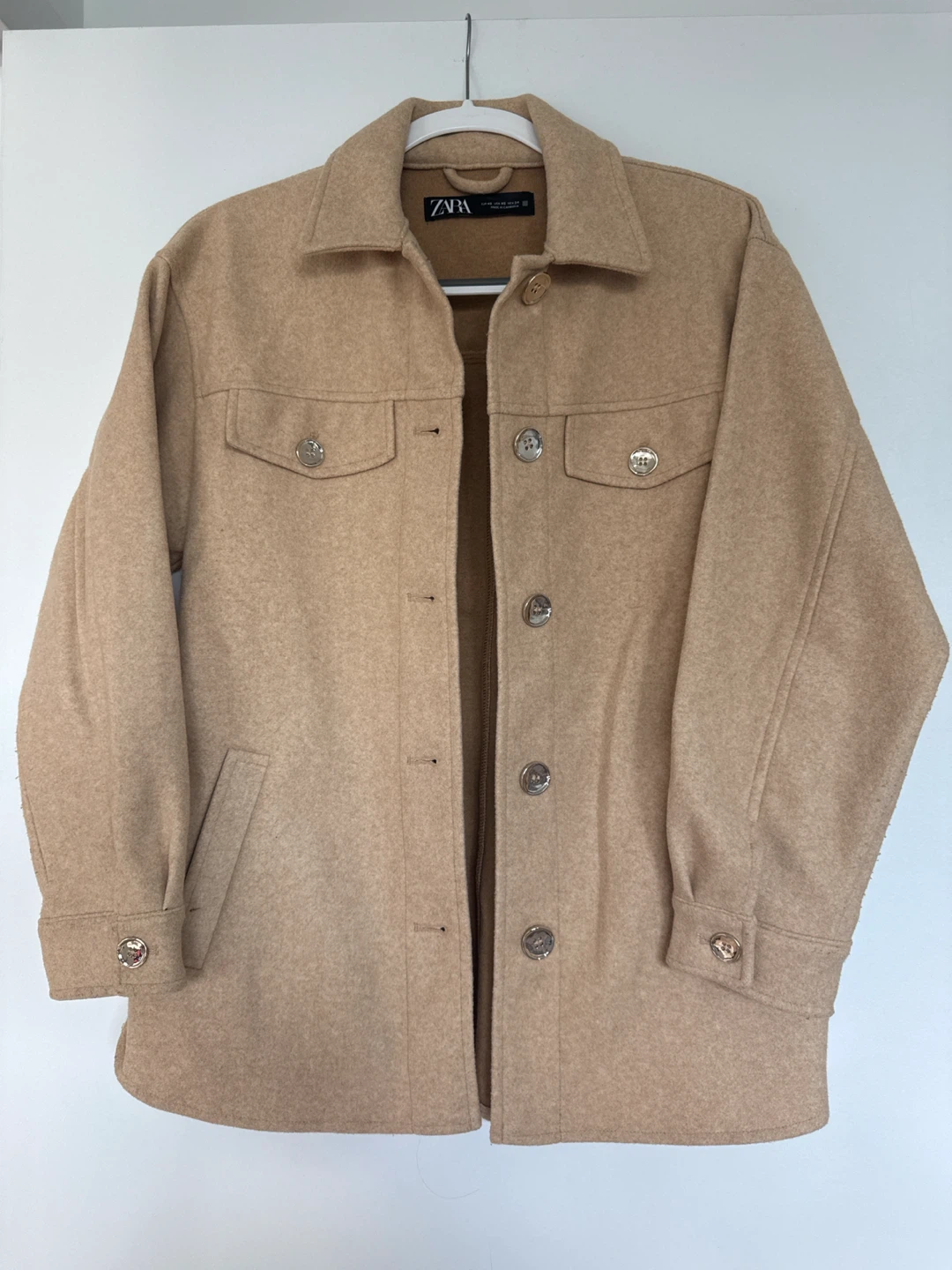 Zara Camel Shacket