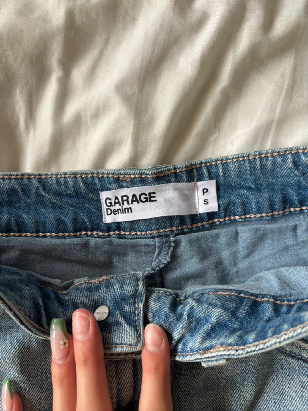 Garage Denim Mini Skirt - photo 3