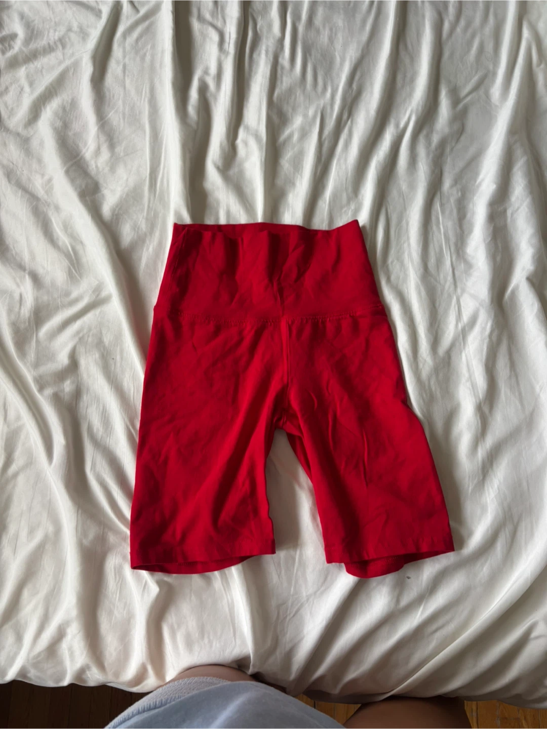 Tna Red Biker Shorts
