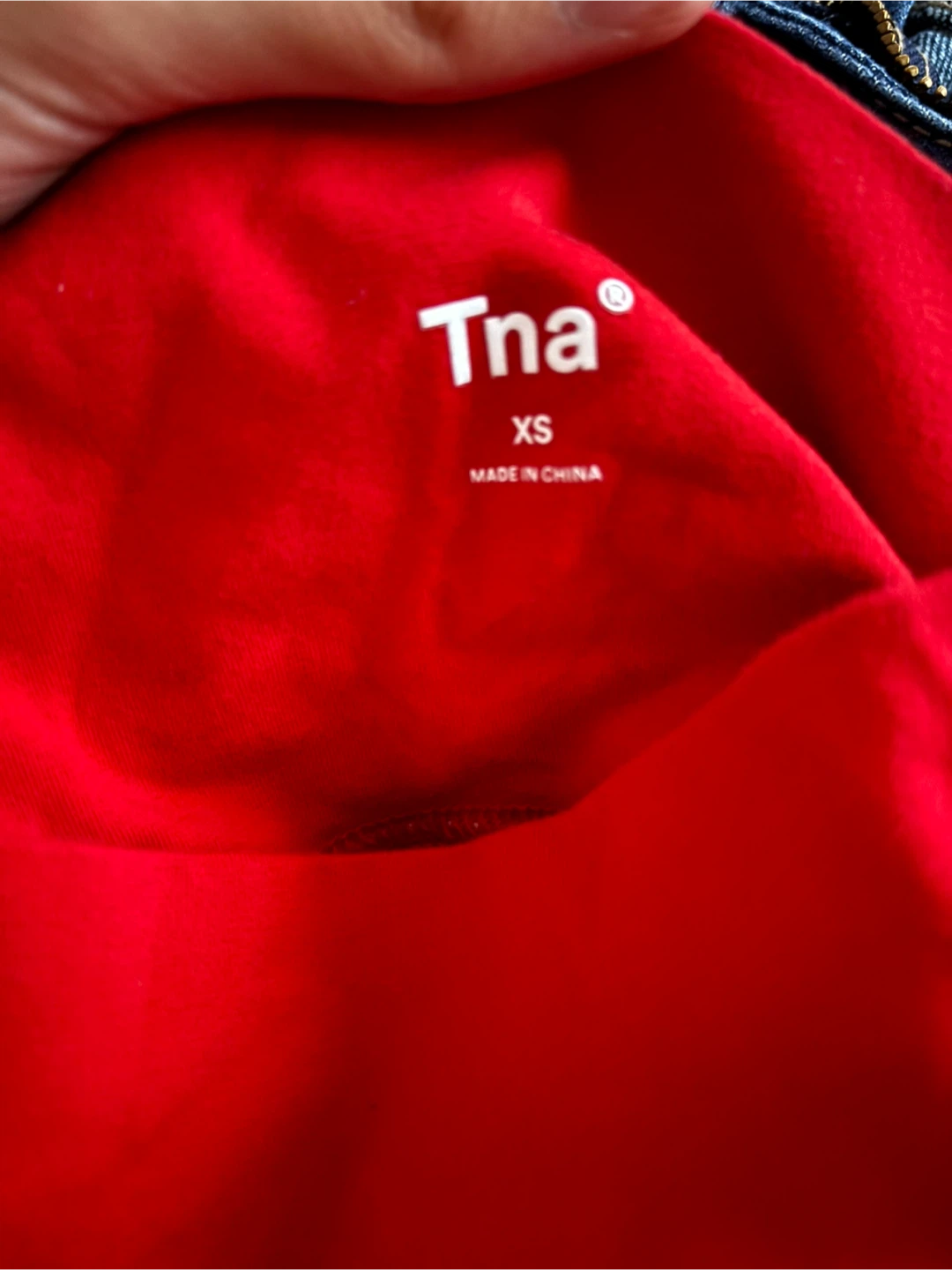 Tna Red Biker Shorts - photo 2