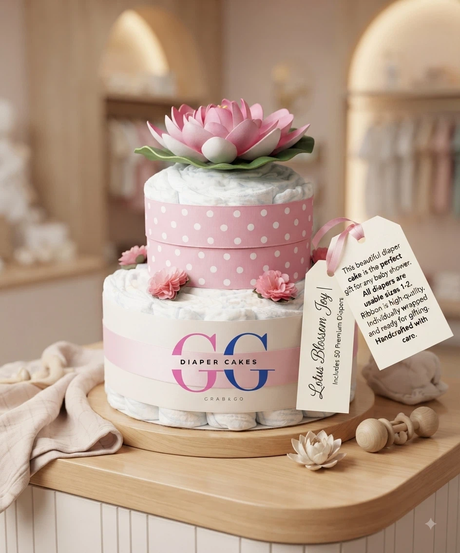 Diaper cake for boys and girls - photo 4