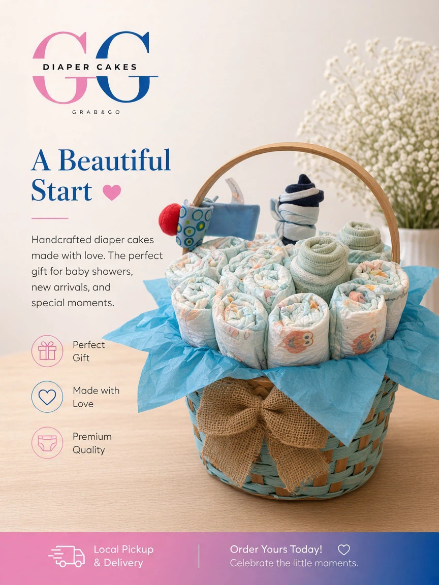 Diaper cake for boys and girls - photo 5