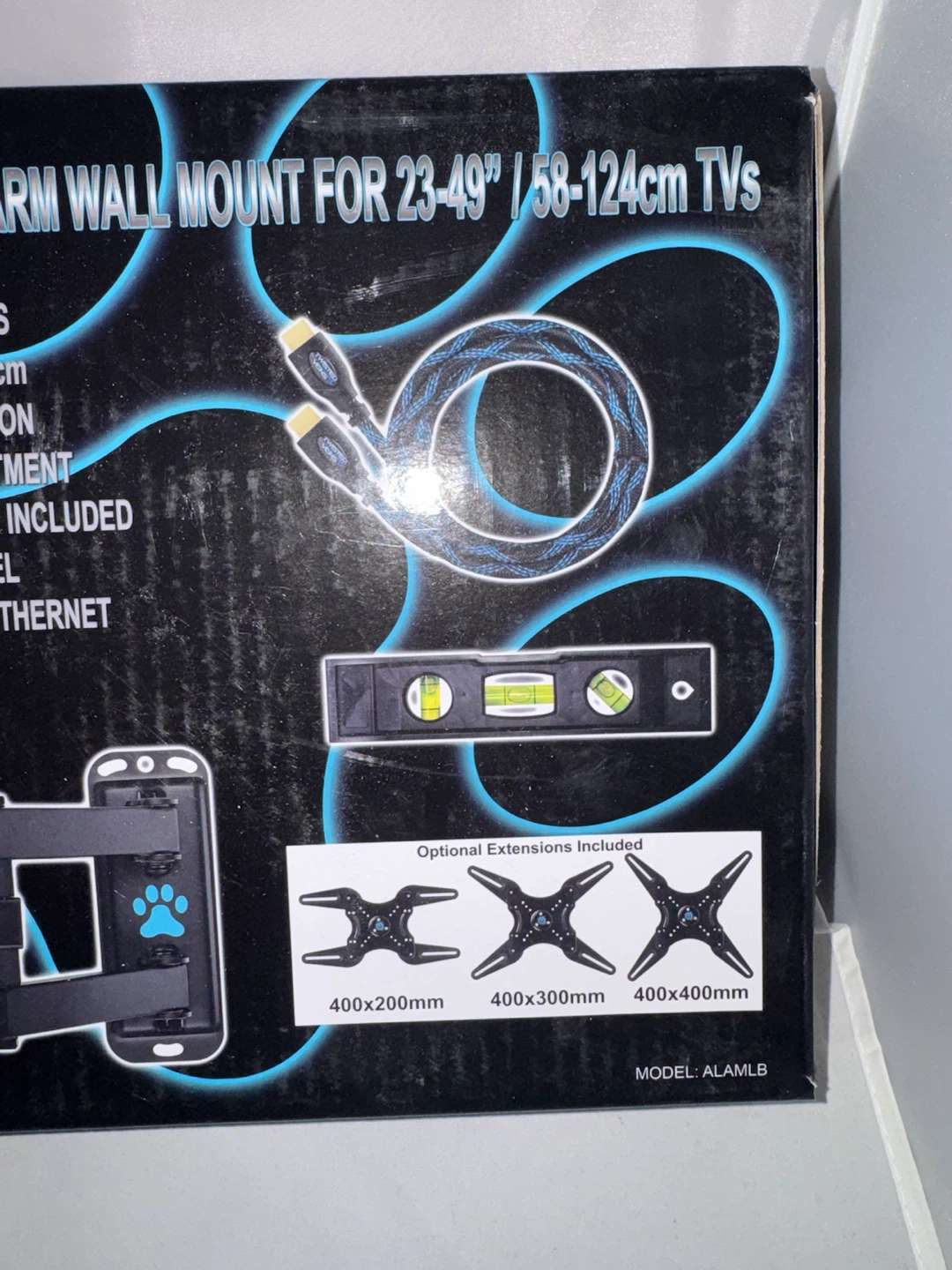 Cheetah Articulating TV Wall Mount Model ALAMLB - photo 4