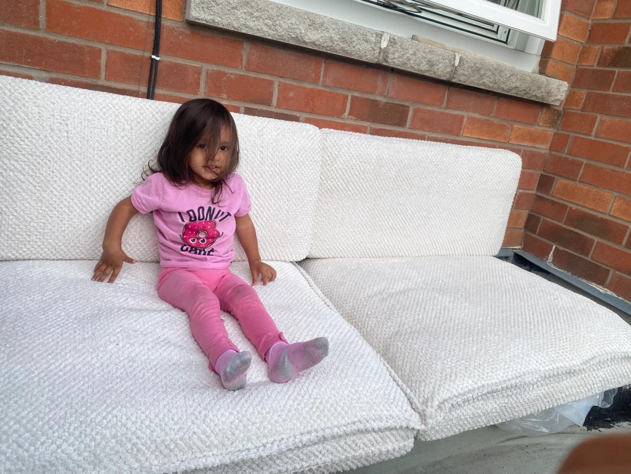 White Textured Modular Floor Sofa - photo 4