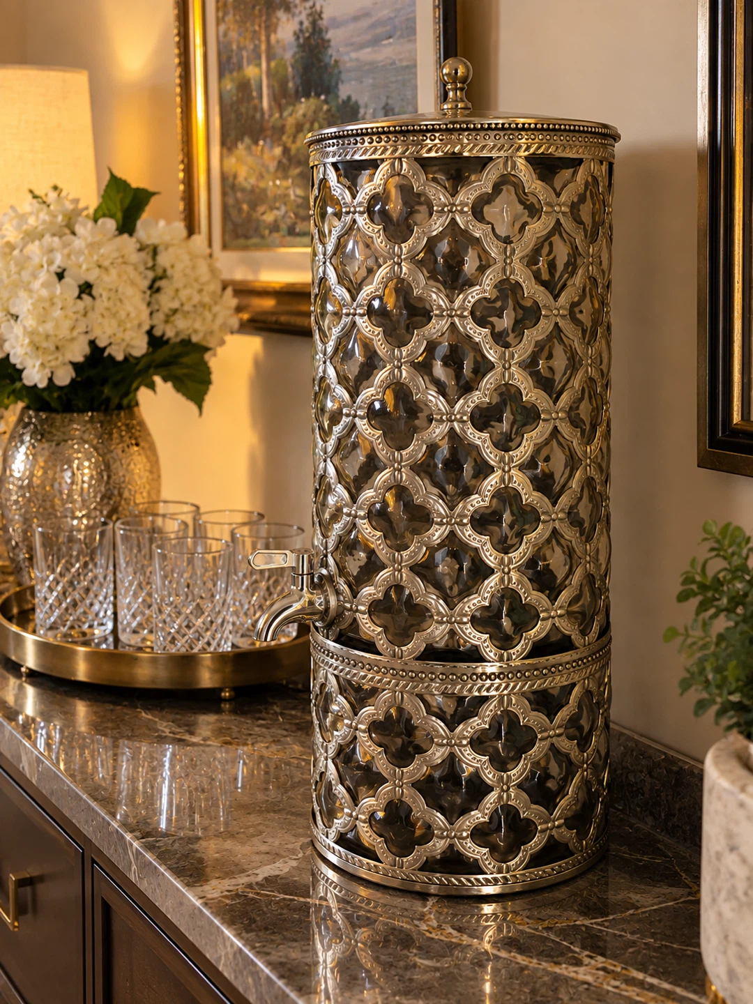 Decorative glass beverage dispenser - photo 3