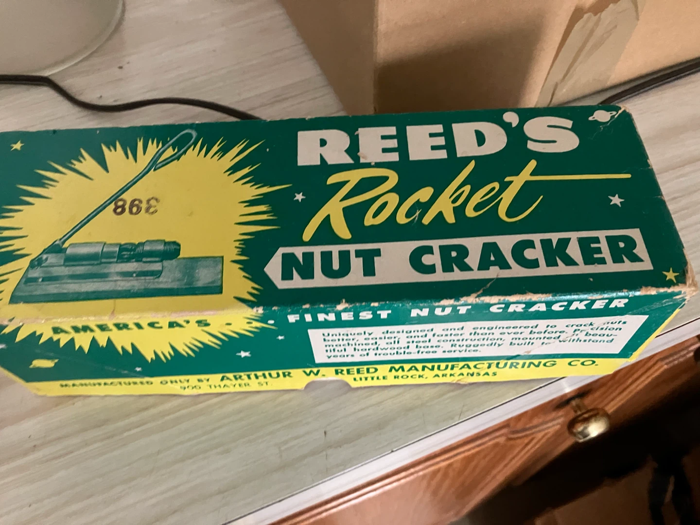 Vintage Reed's Rocket Nut Cracker
