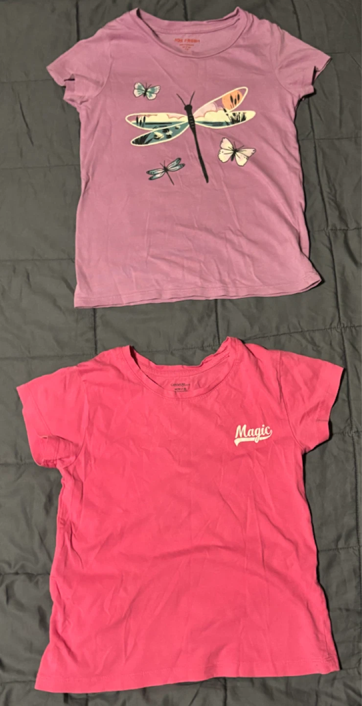 Assorted Girls' Shirts - Size 6-8