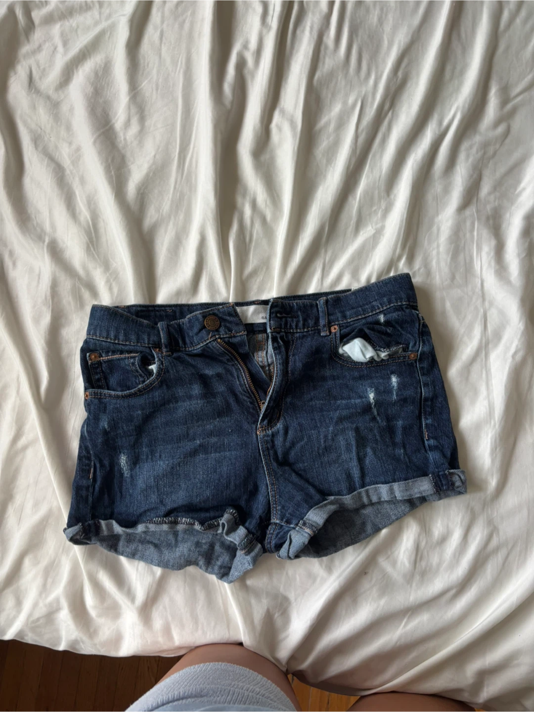Garage denim shorts