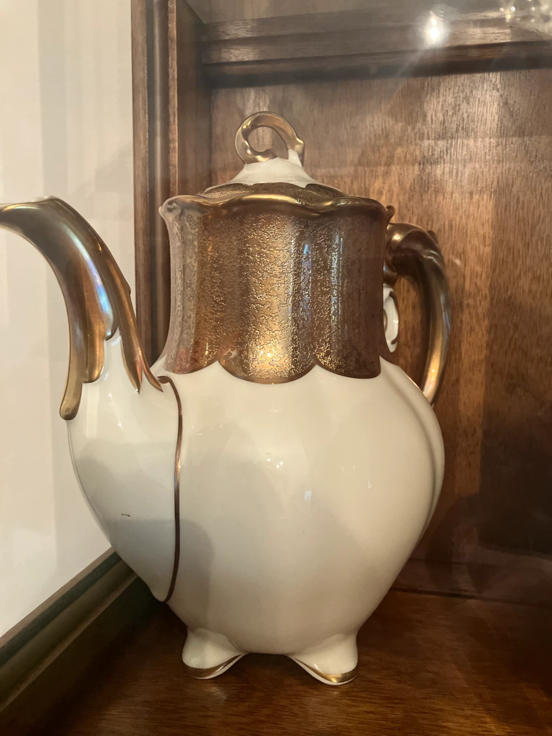Vintage Gold Trimmed Porcelain Tea Set - photo 3