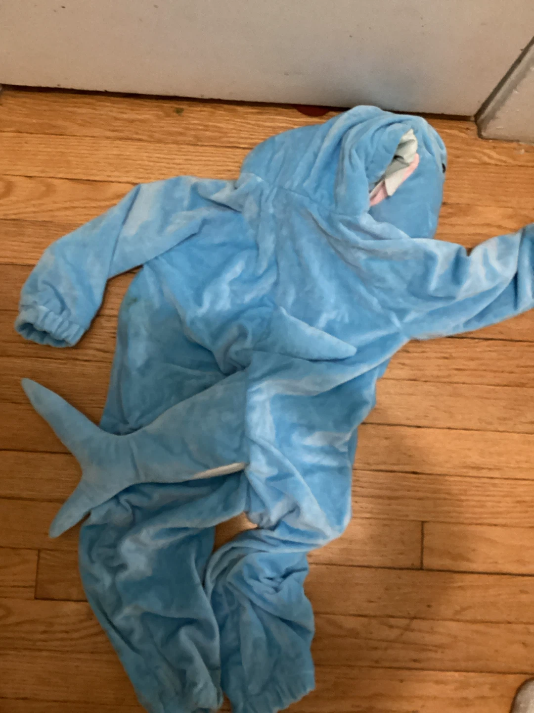 Blue Shark Costume Onesie 2-3T - photo 2