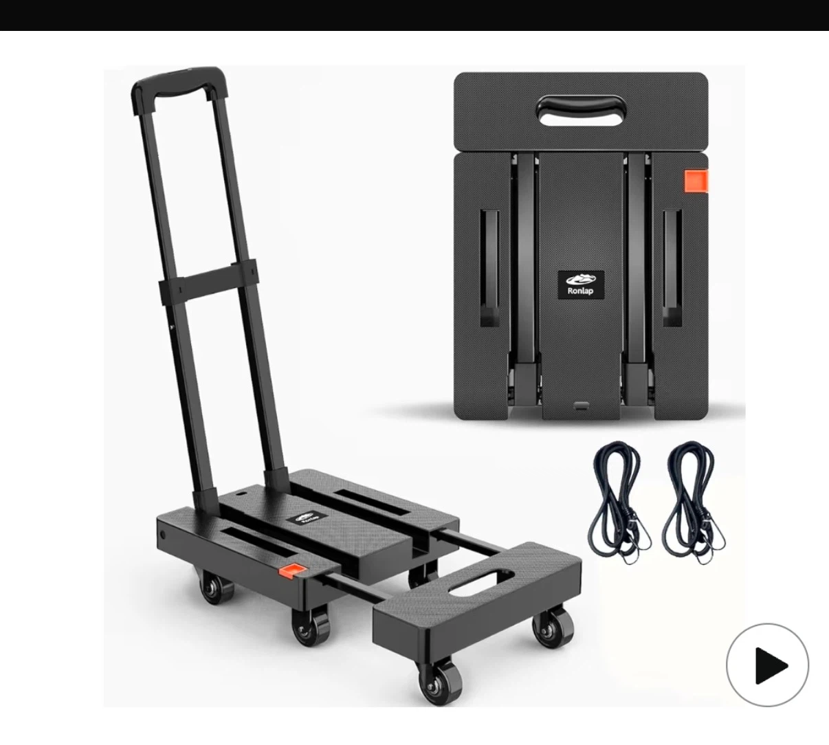 Ronlap Folding Luggage Cart