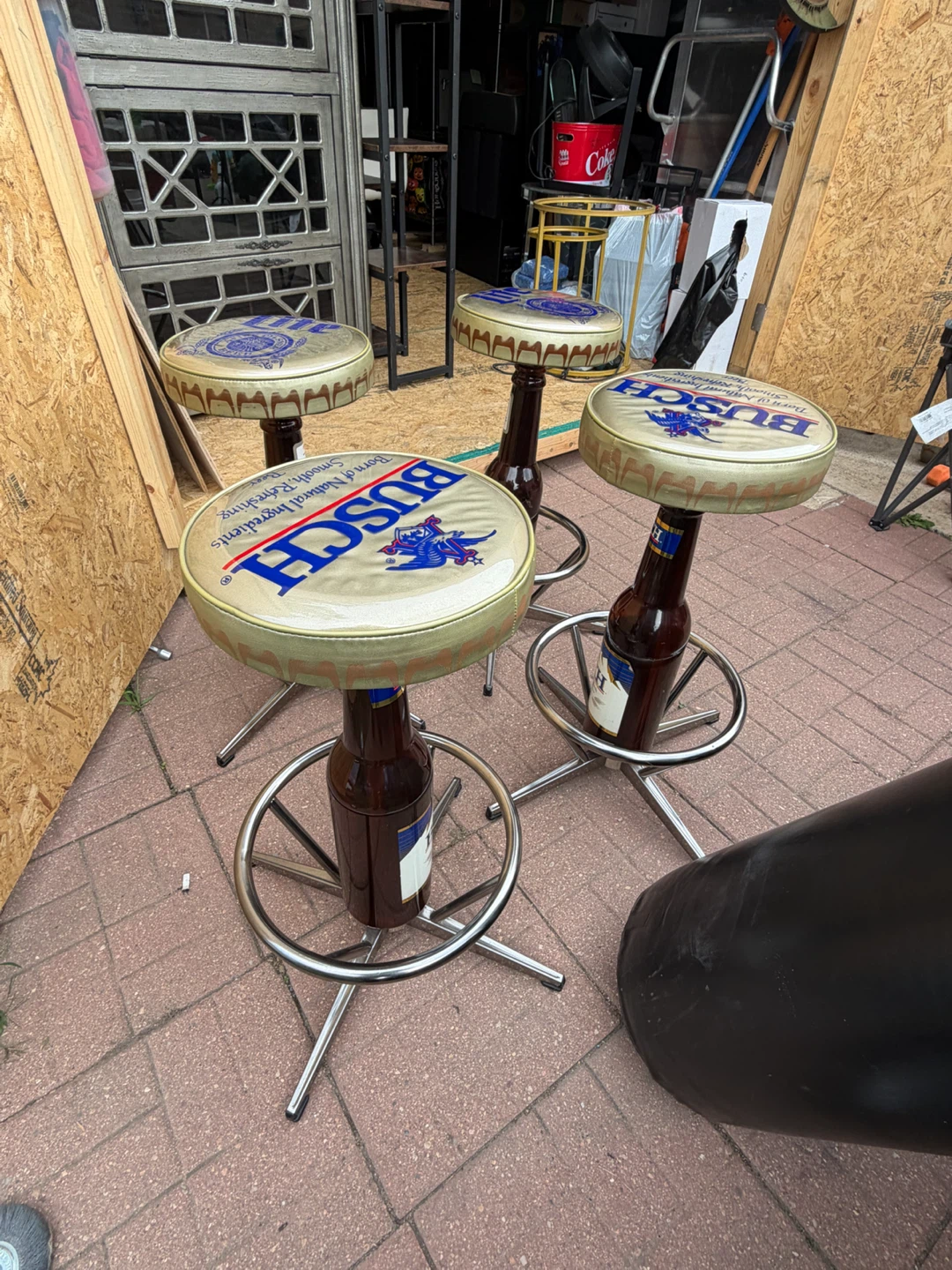 Set of 4 Novelty Beer Bar Stools - photo 2