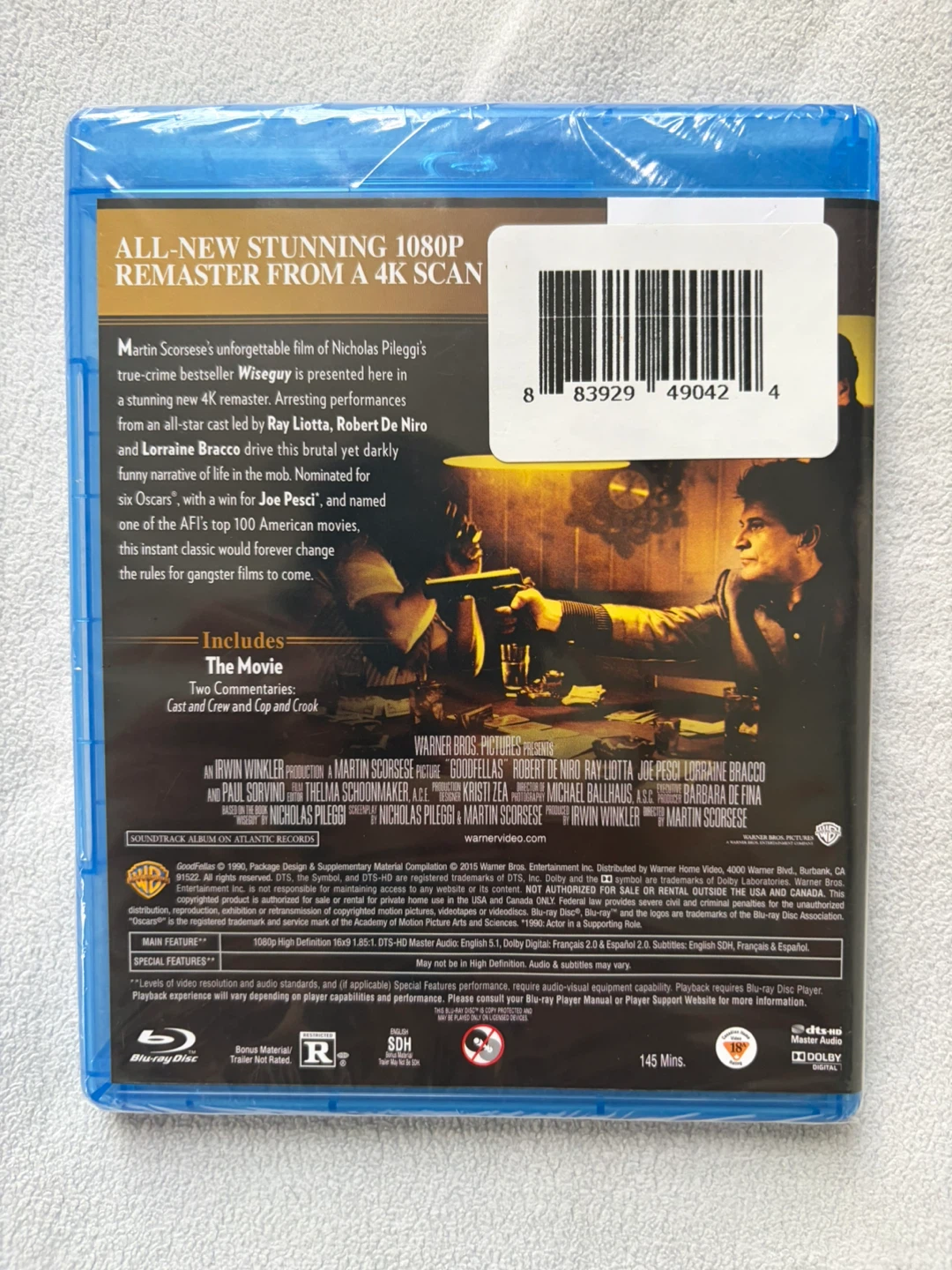 Sealed Goodfellas Anniversary Movie (Blu-ray 2015) - photo 2