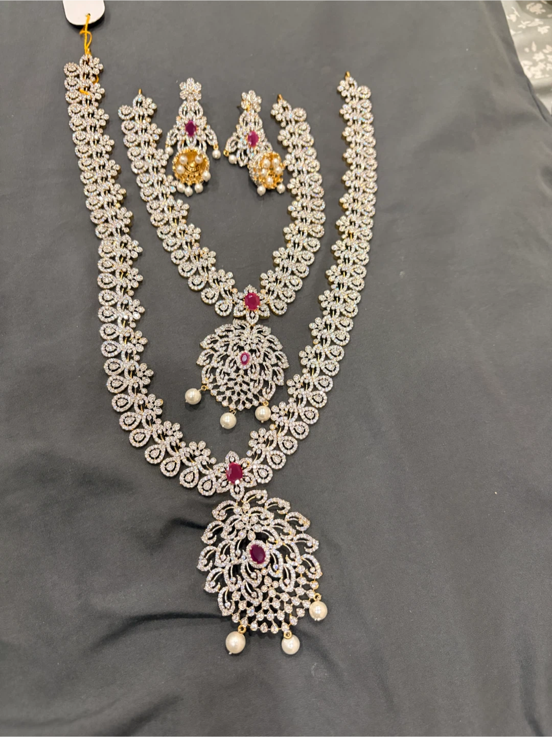 Indian Jewellery Set with Maang Tikka