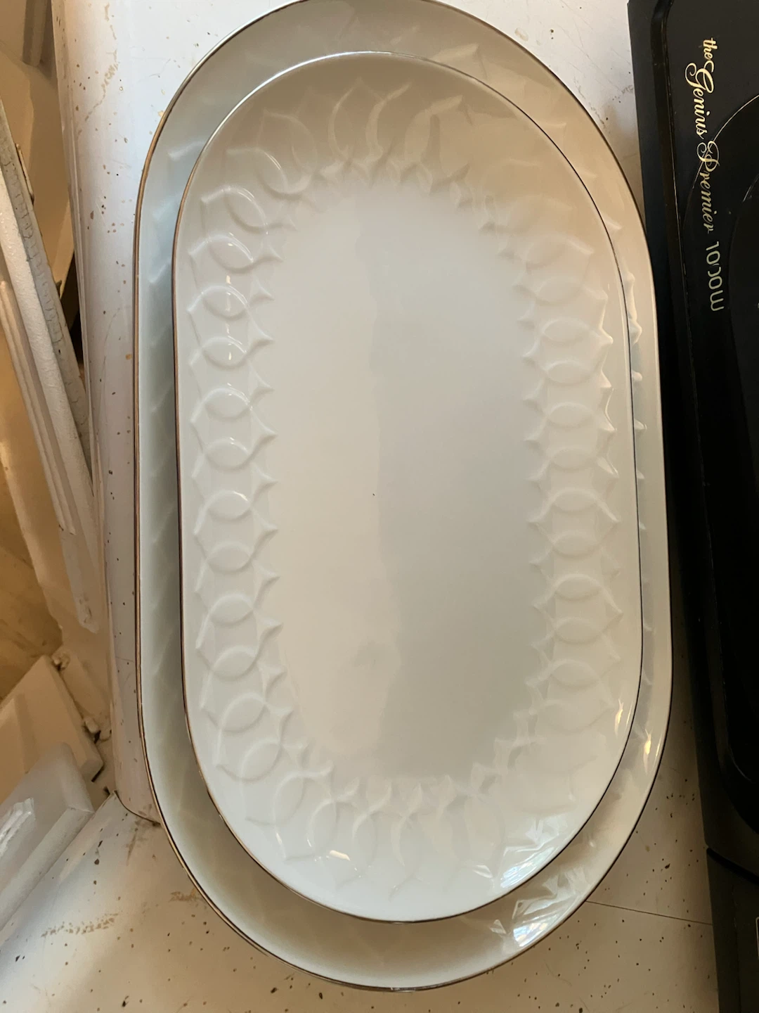 2 new Rosenthal Studio-Linie White Serving Platter