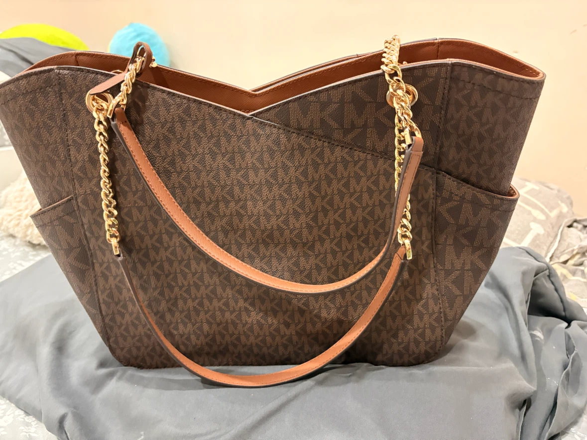 Michael Kors Brown Logo Tote Bag - photo 2