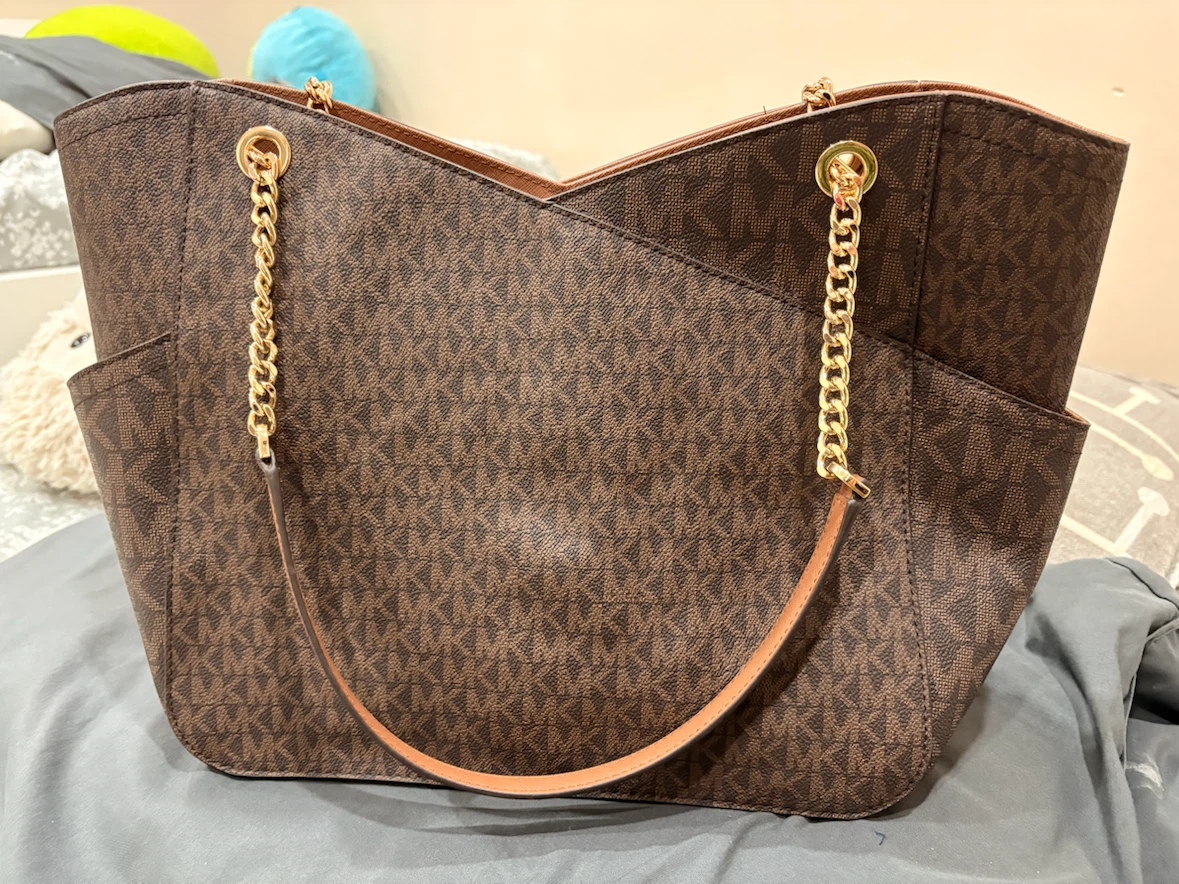 Michael Kors Brown Logo Tote Bag - photo 3