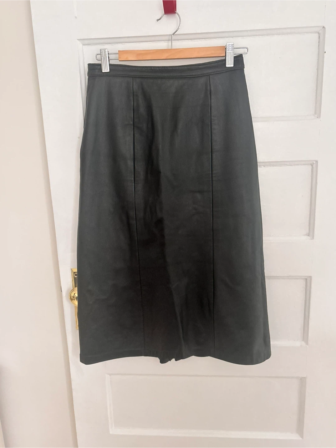 Vintage Leather Skirt