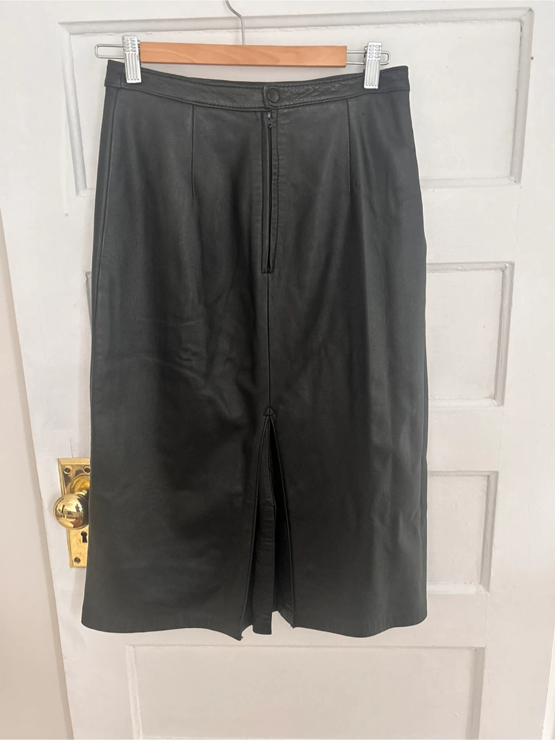 Vintage Leather Skirt - photo 2