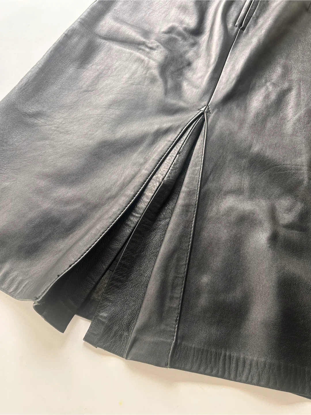 Vintage Leather Skirt - photo 3