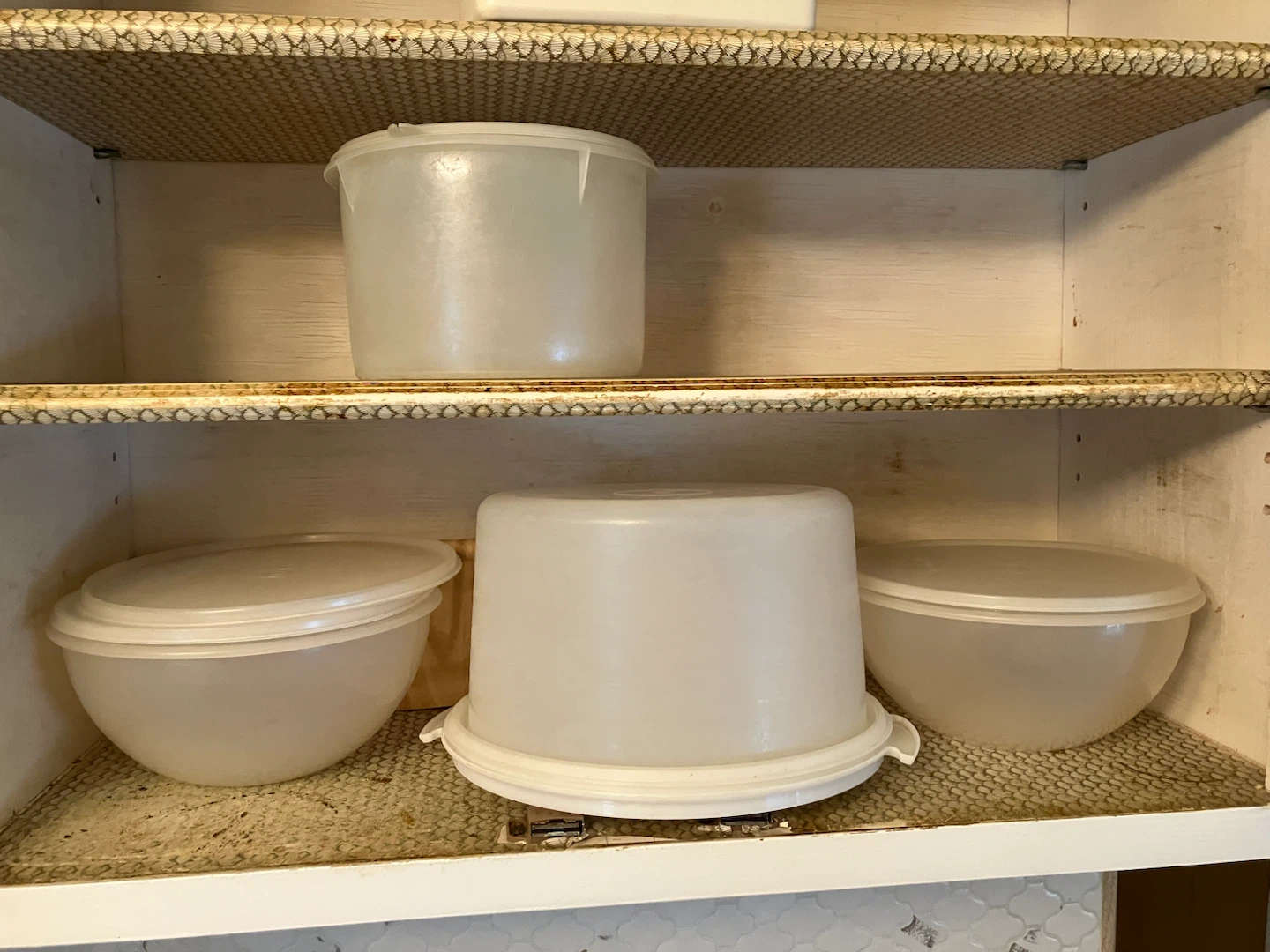 Tupperware Cake Taker and Bowls