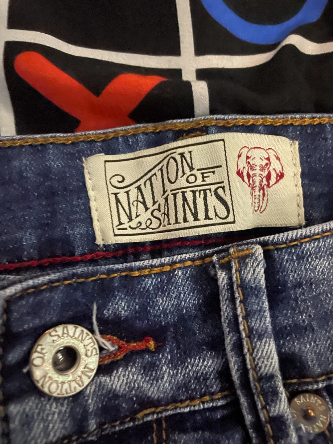 Nation of Saints Blue Jeans - photo 2