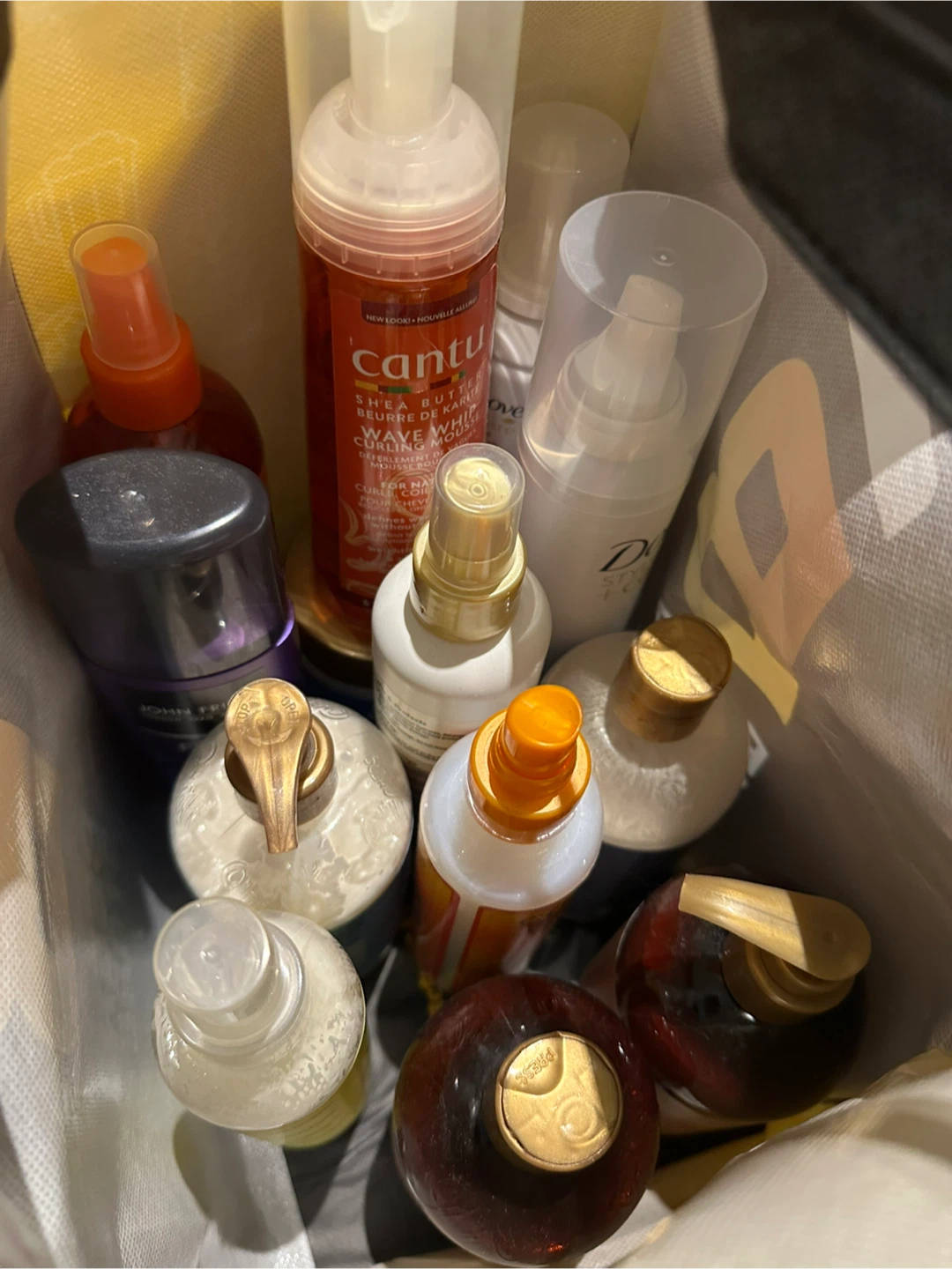 Free opened mostly full curl mousses/mists/shampoos/creams